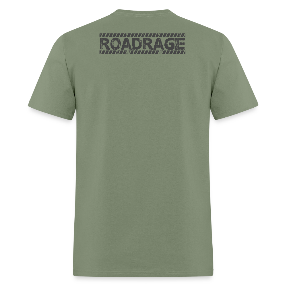Bikers Don’t Go Grey, They Go Chrome – Men’s T-Shirt by RoadRage - military green