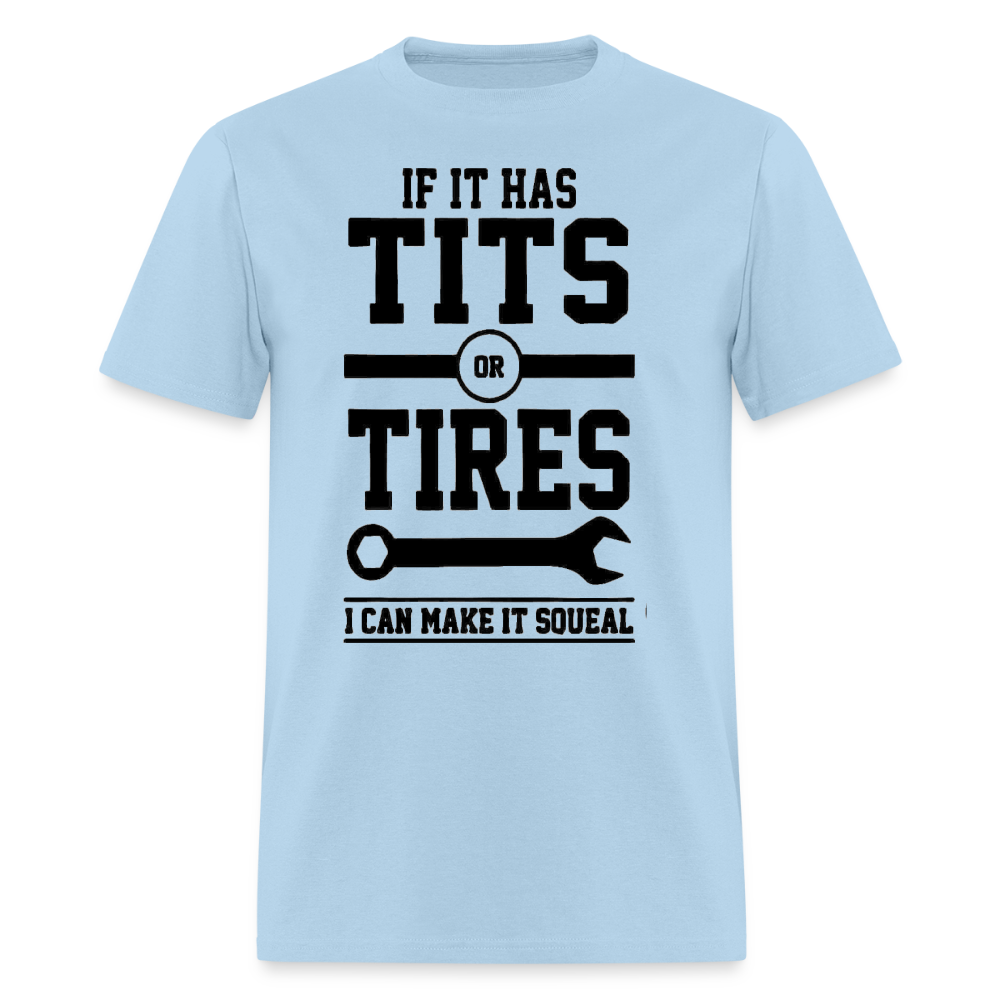 TITS or TIRES - powder blue