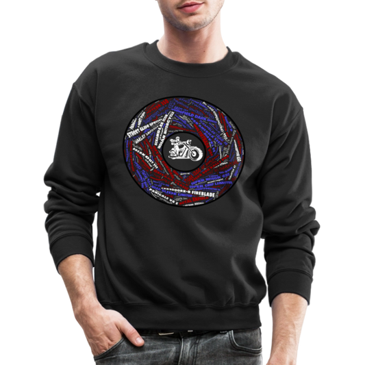 RoadRage “Wheel of Rides” Crewneck Sweatshirt - black