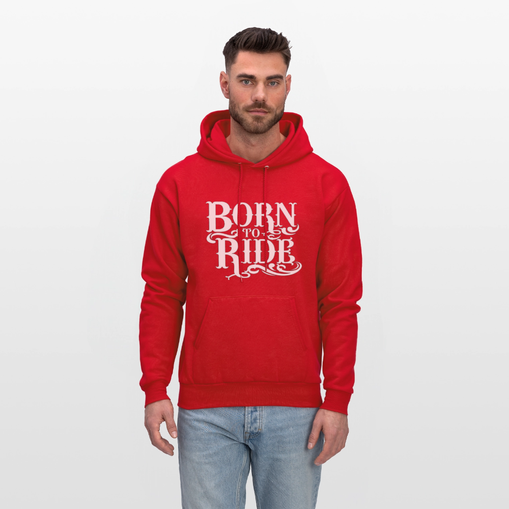 Born to Ride – Men’s Hoodie by RoadRage - red
