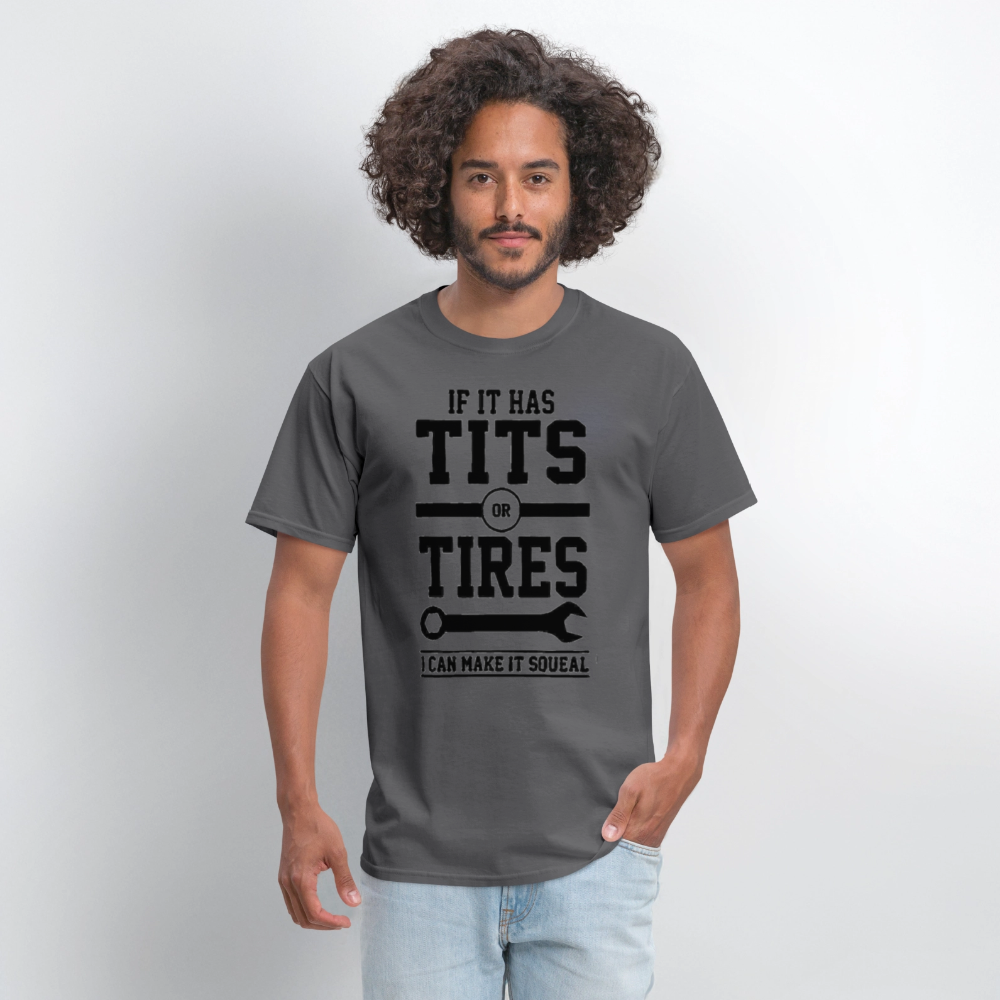 TITS or TIRES - charcoal