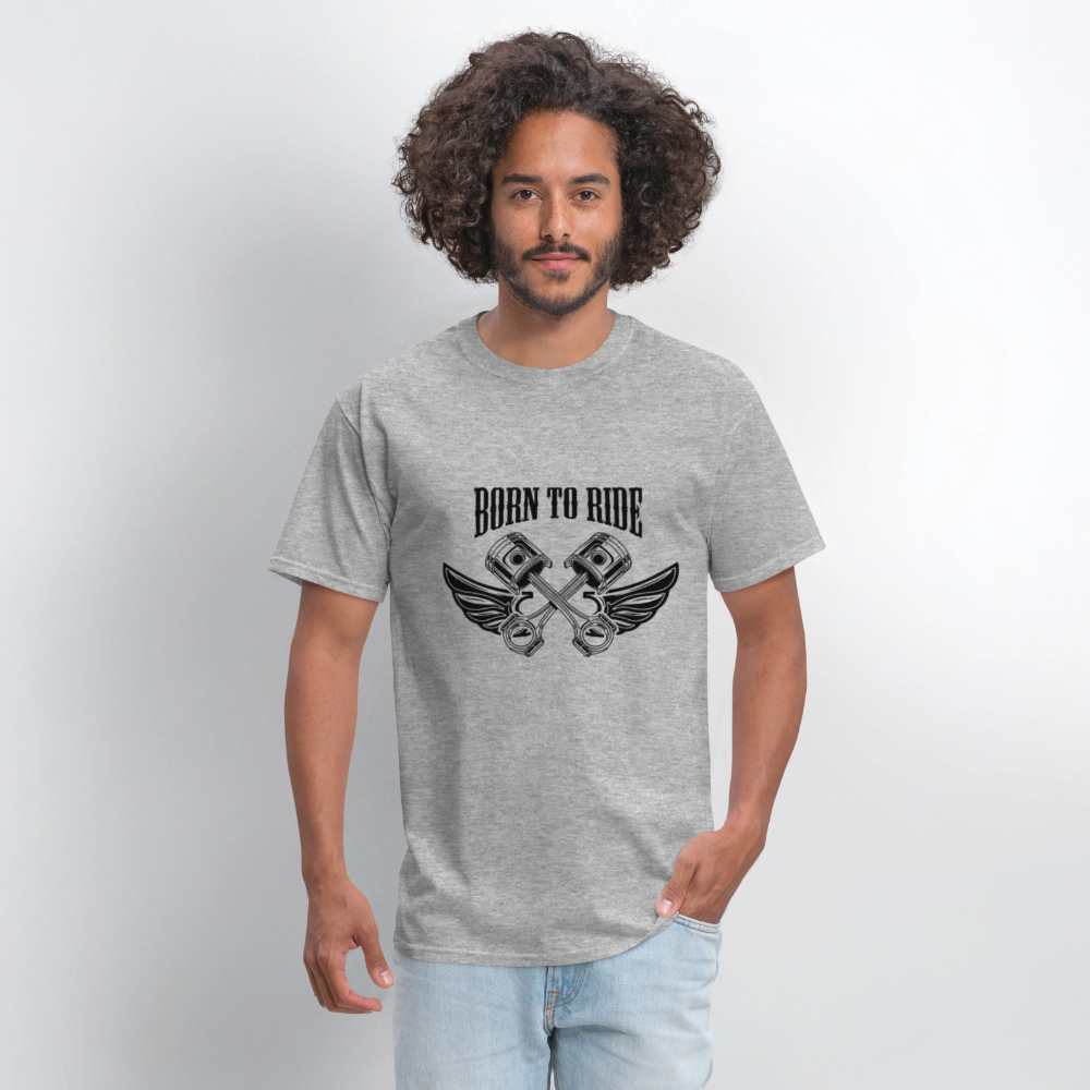Born to Ride – Men’s T-Shirt by RoadRage - heather gray