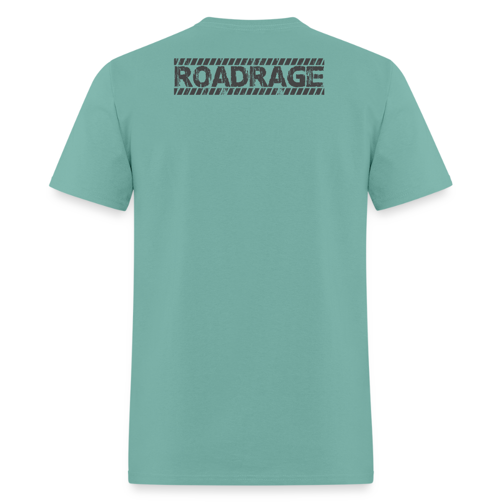 Bikers Don’t Go Grey, They Go Chrome – Men’s T-Shirt by RoadRage - aquatic