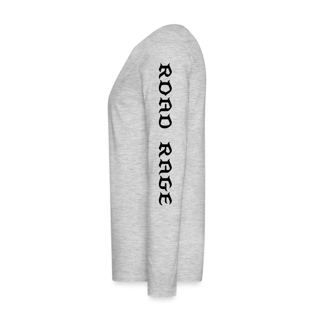 Roadrage with Bike Ron – Men’s Premium Long Sleeve T-Shirt - heather gray