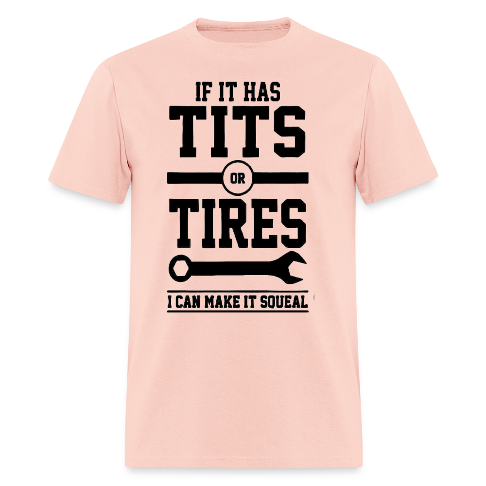 TITS or TIRES - blush pink
