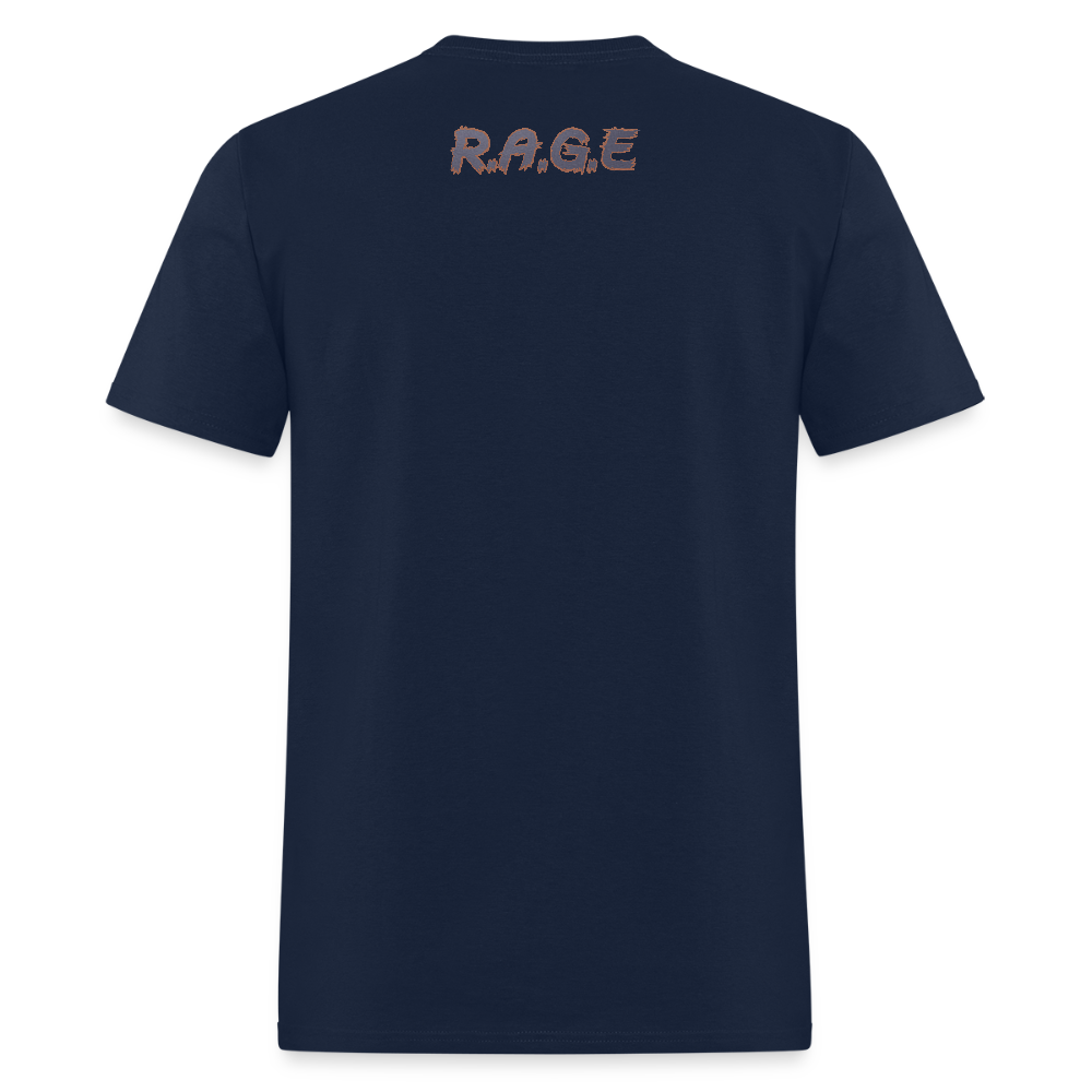 Men’s “Be Nice With Bikers – Show Us Your Tits” T-Shirt - navy