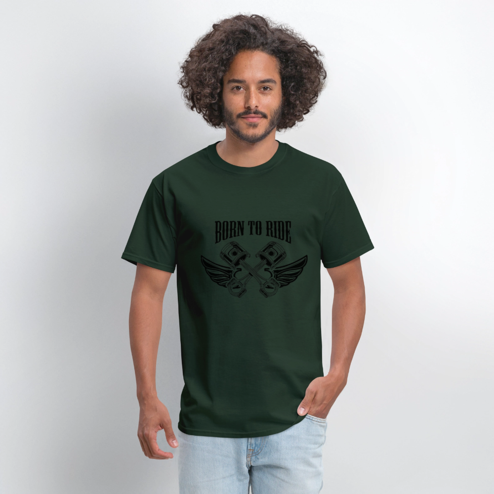 Born to Ride – Men’s T-Shirt by RoadRage - forest green