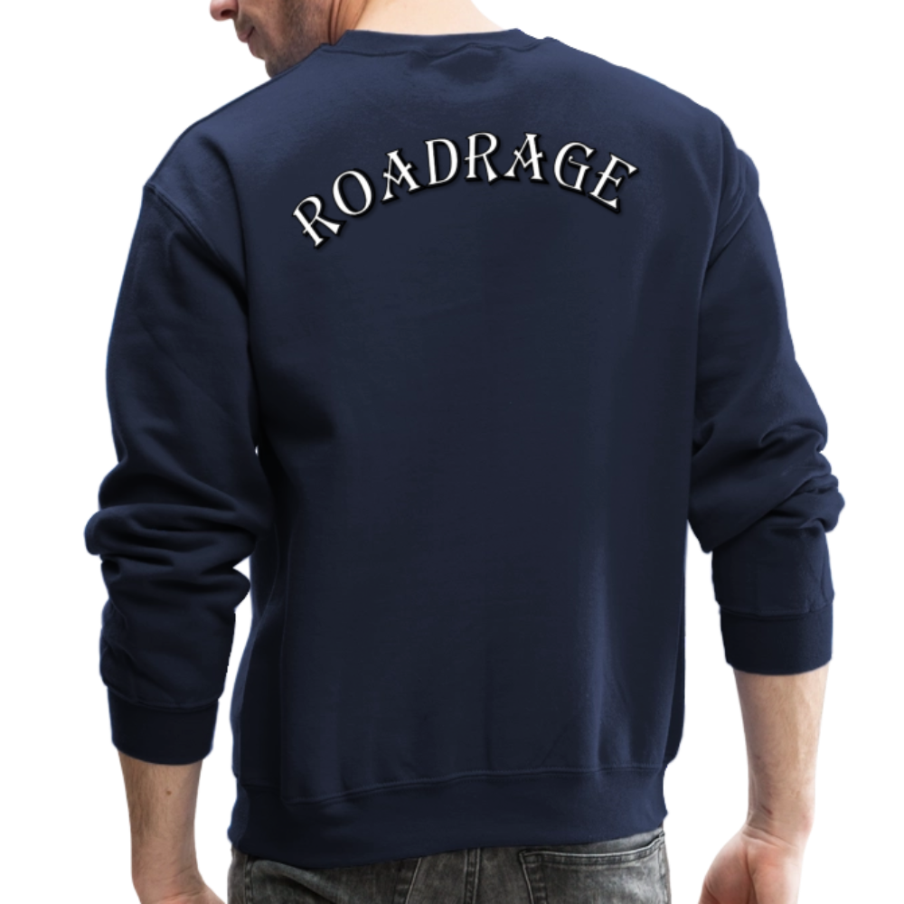 RoadRage “Wheel of Rides” Crewneck Sweatshirt - navy