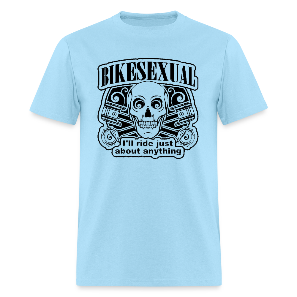 Bike Sexual T Shirt - powder blue