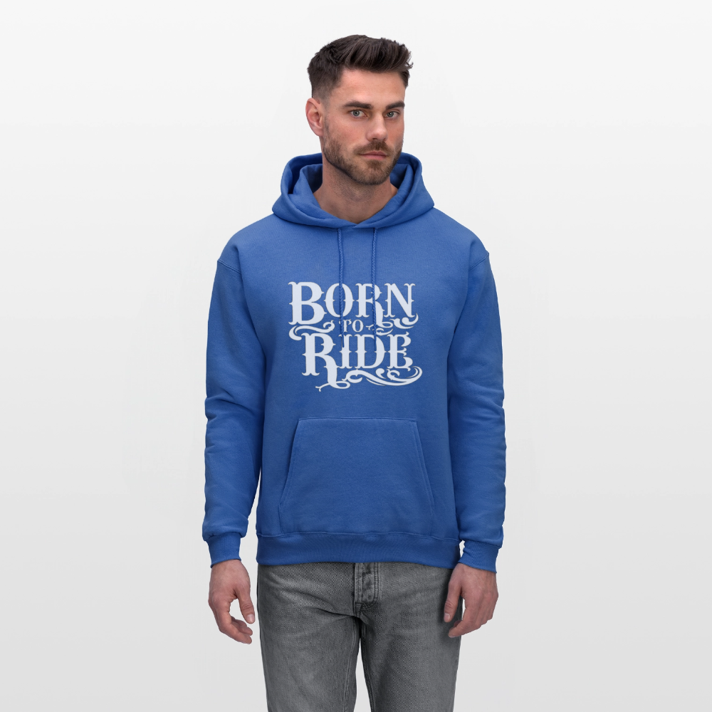 Born to Ride – Men’s Hoodie by RoadRage - royal blue