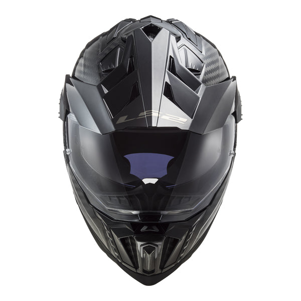 LS2 MX701 Explorer Carbon Solid - Gloss Carbon