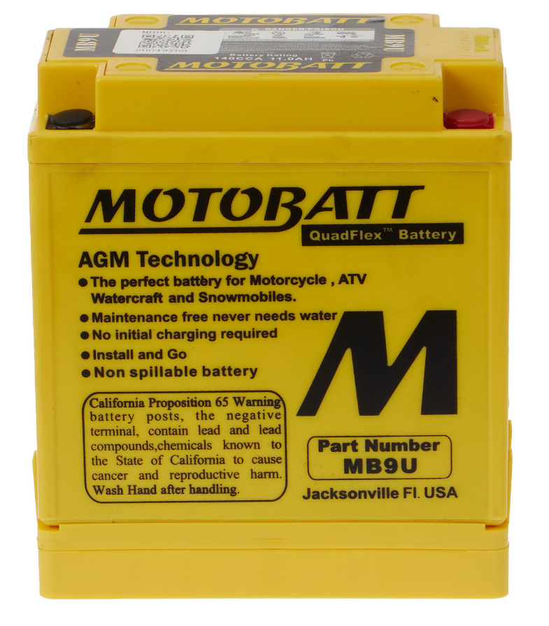 Motobatt Battery Quadflex AGM - MB9U