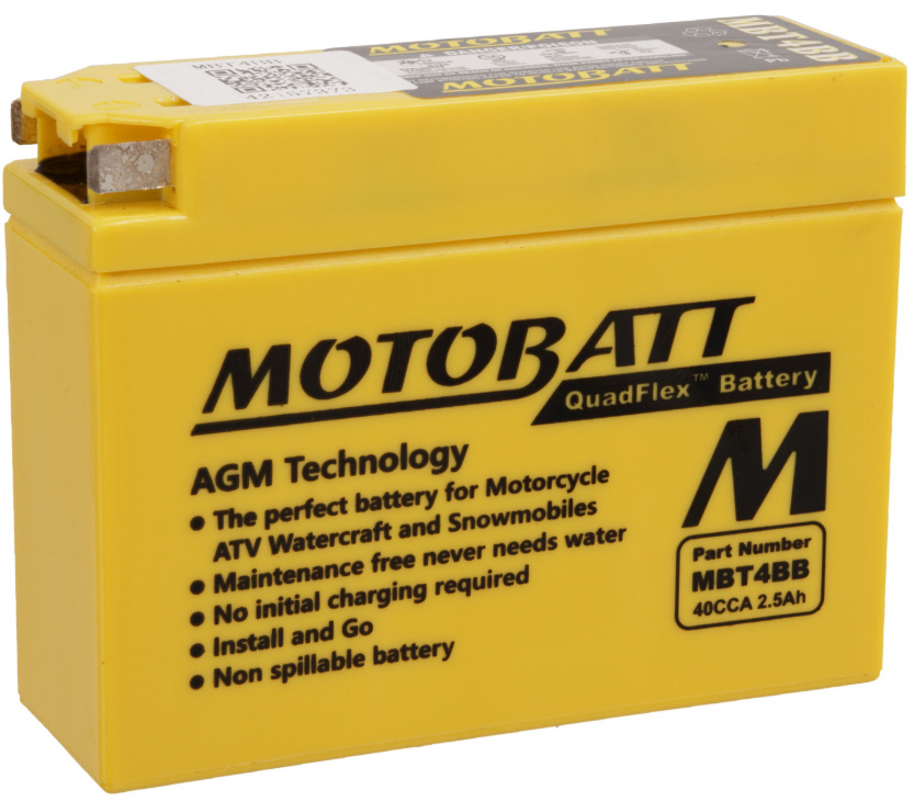 Motobatt Battery Quadflex AGM - MBT44BB