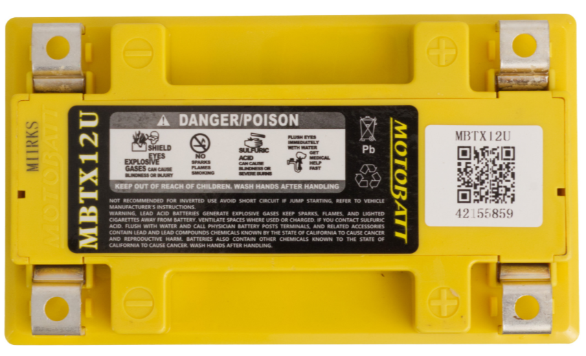 Motobatt Battery Quadflex AGM - MBTX12U