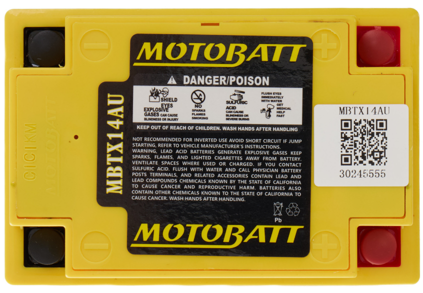 Motobatt Battery Quadflex AGM - MBTX14AU