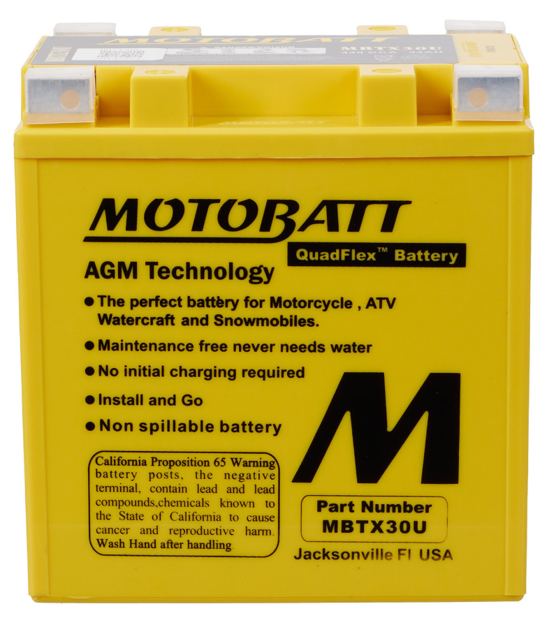 Motobatt Battery Quadflex AGM - MBTX30U