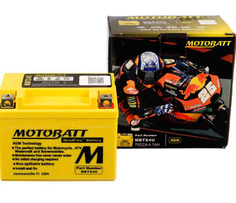 Motobatt Battery Quadflex AGM - MBTX4U
