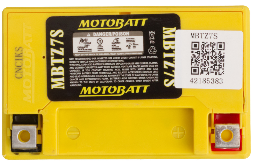 Motobatt Battery Quadflex AGM - MBTZ7S
