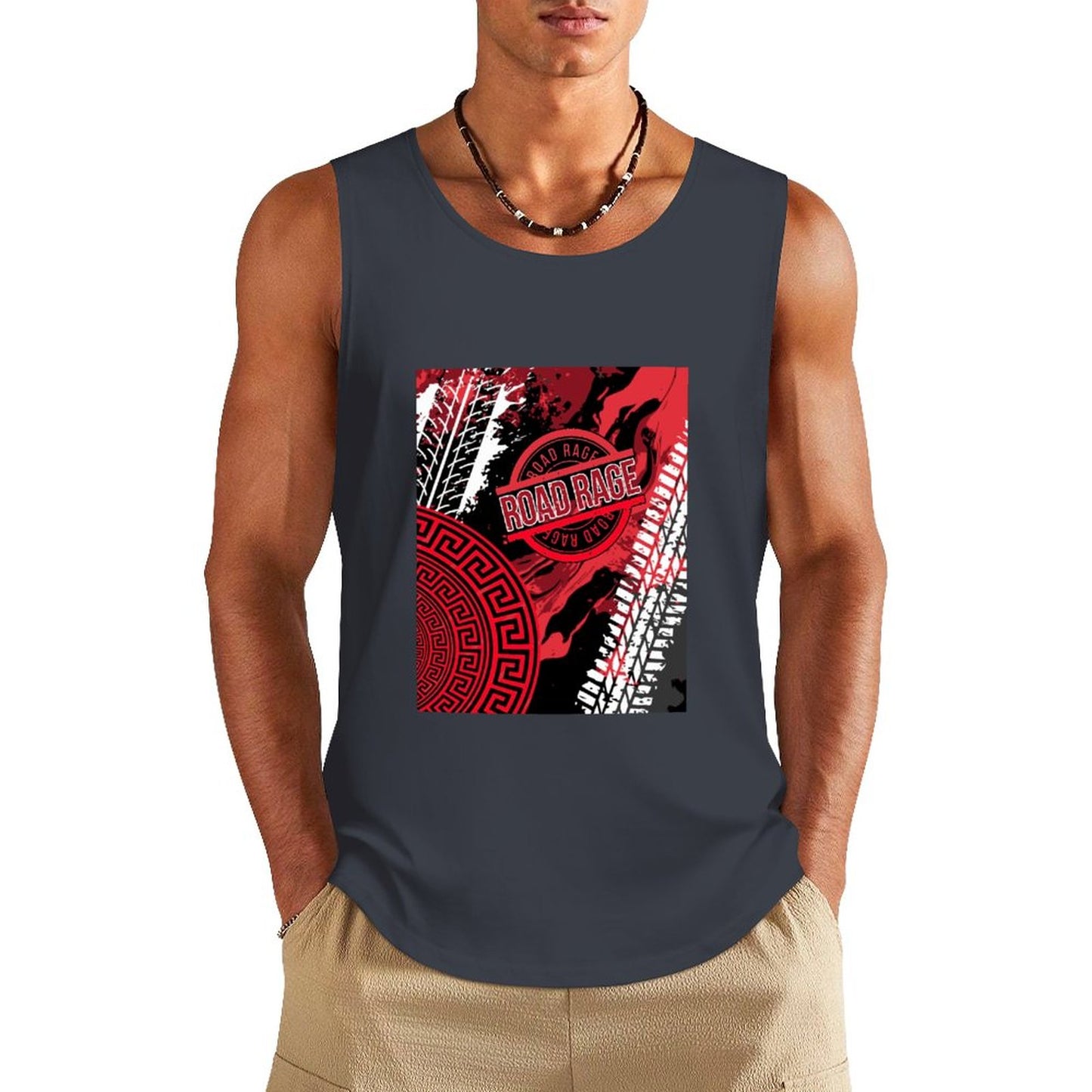 RoadRage Redline Men’s Cotton Tank Top