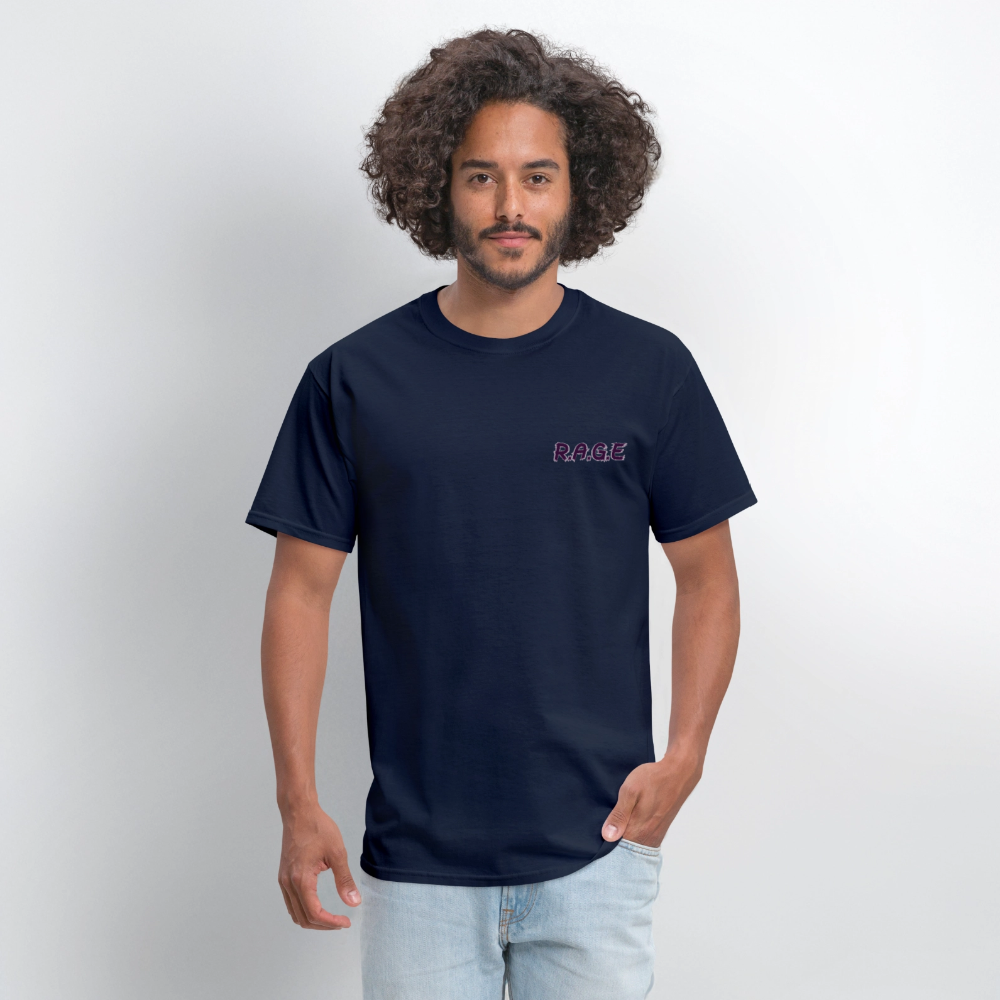 Hang On Tight! Passenger Instructions T-Shirt - navy