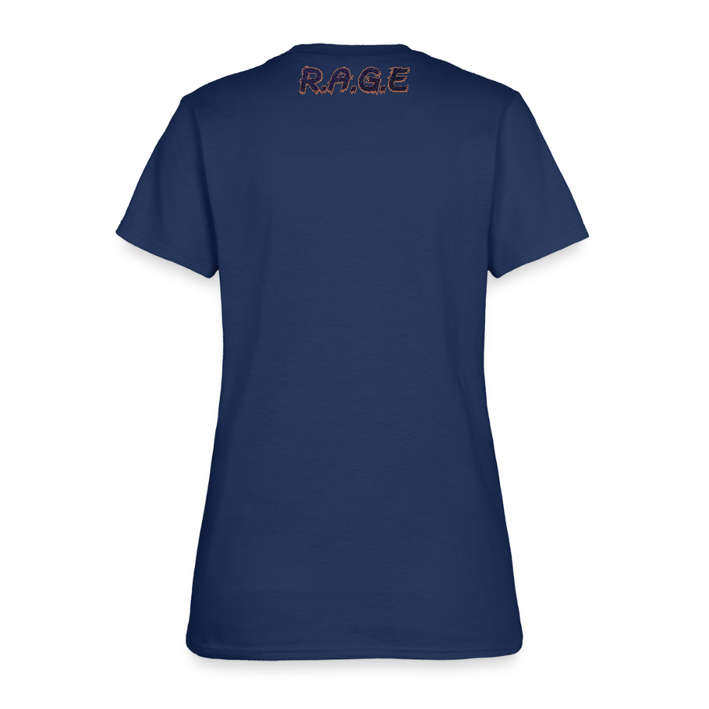 Women’s “Put Something Exciting Between Your Legs” T-Shirt -  blue dusk