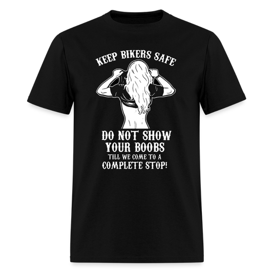 BOOBS ONLY AT A COMPLETE STOP - black