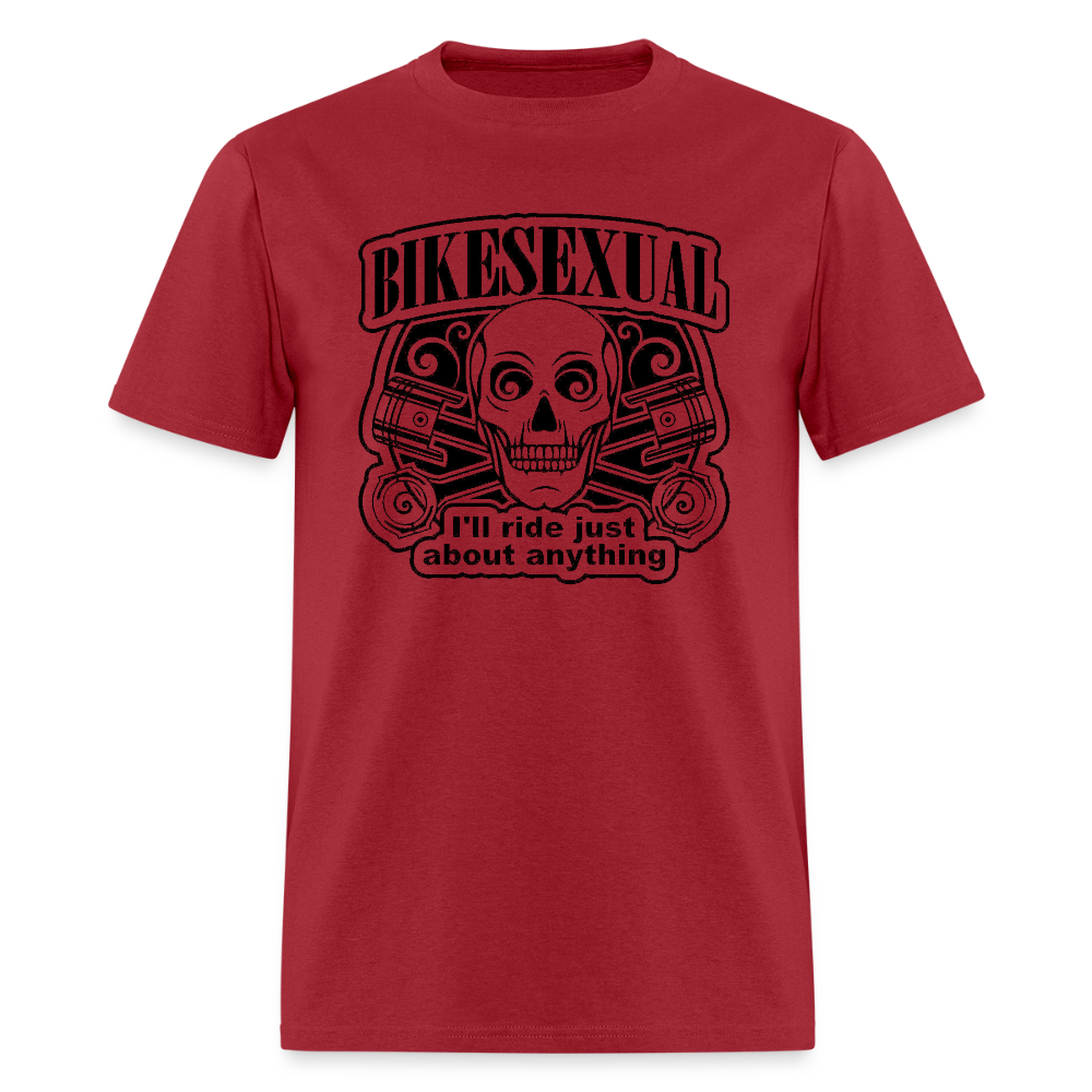 Bike Sexual T Shirt - dark red
