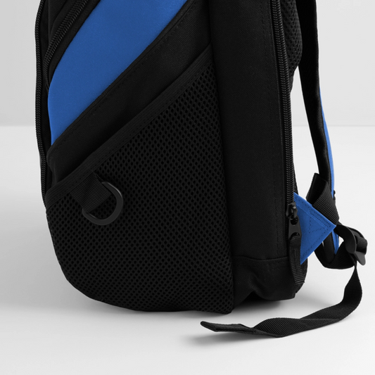 ROADRAGE “I DON’T HAVE ROADRAGE, YOU’RE JUST AN IDIOT” COMPUTER BACKPACK - royal blue