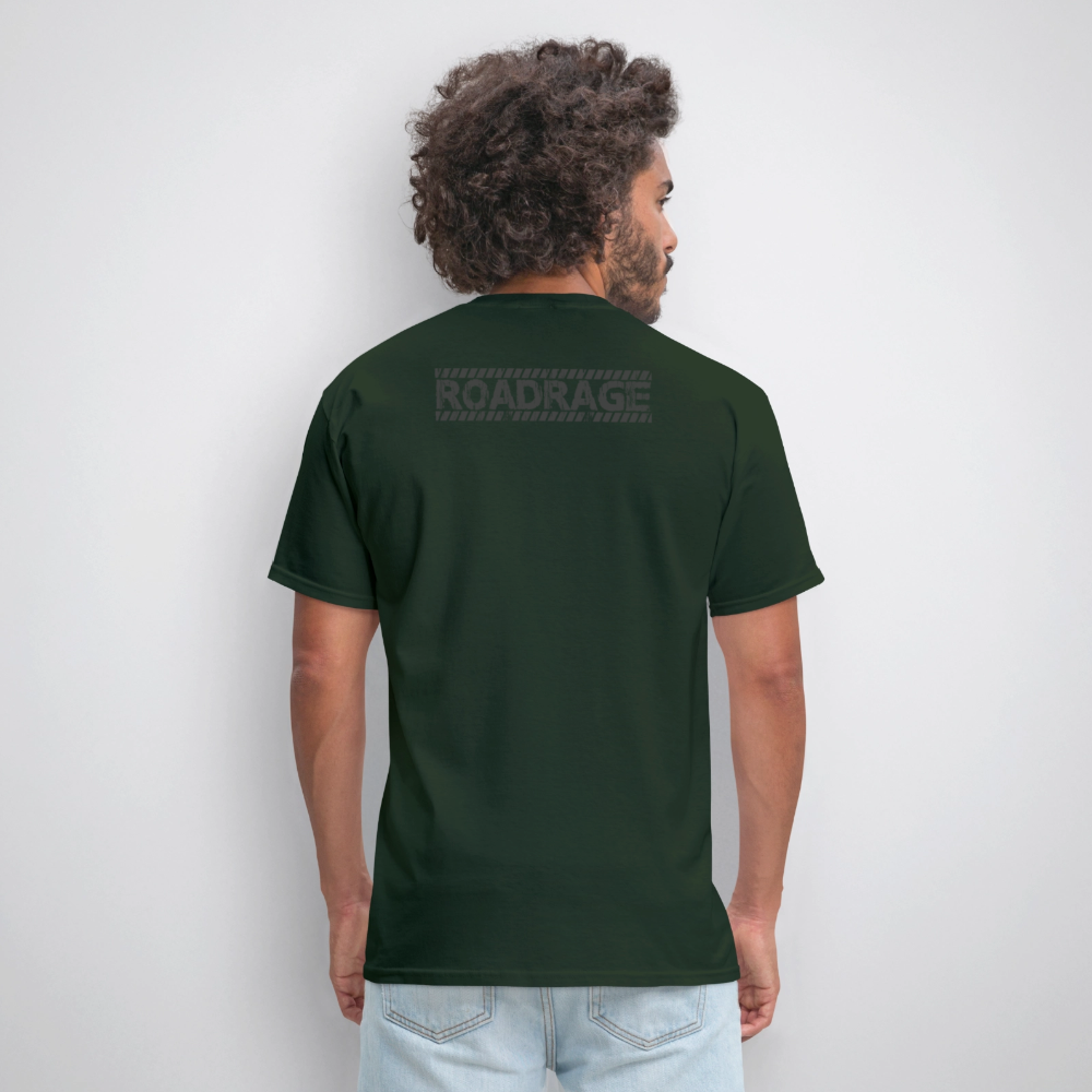 Bikers Don’t Go Grey, They Go Chrome – Men’s T-Shirt by RoadRage - forest green
