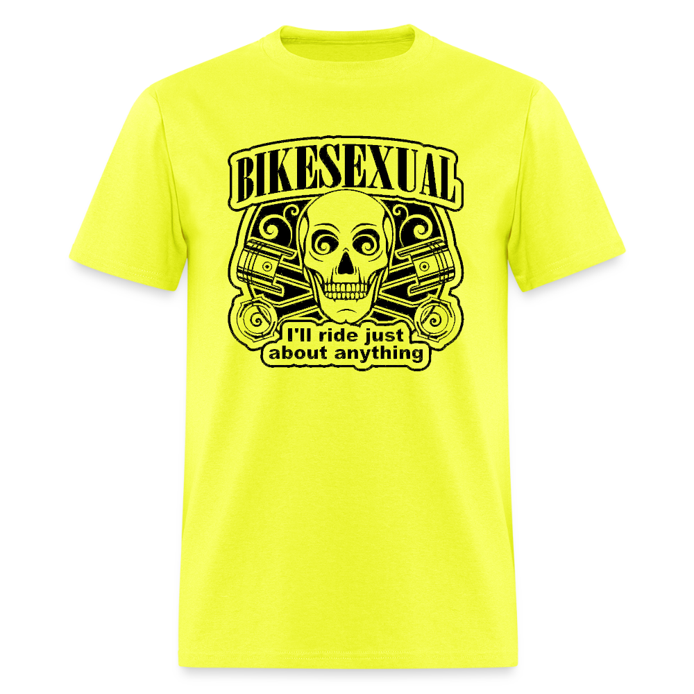 Bike Sexual T Shirt - safety green