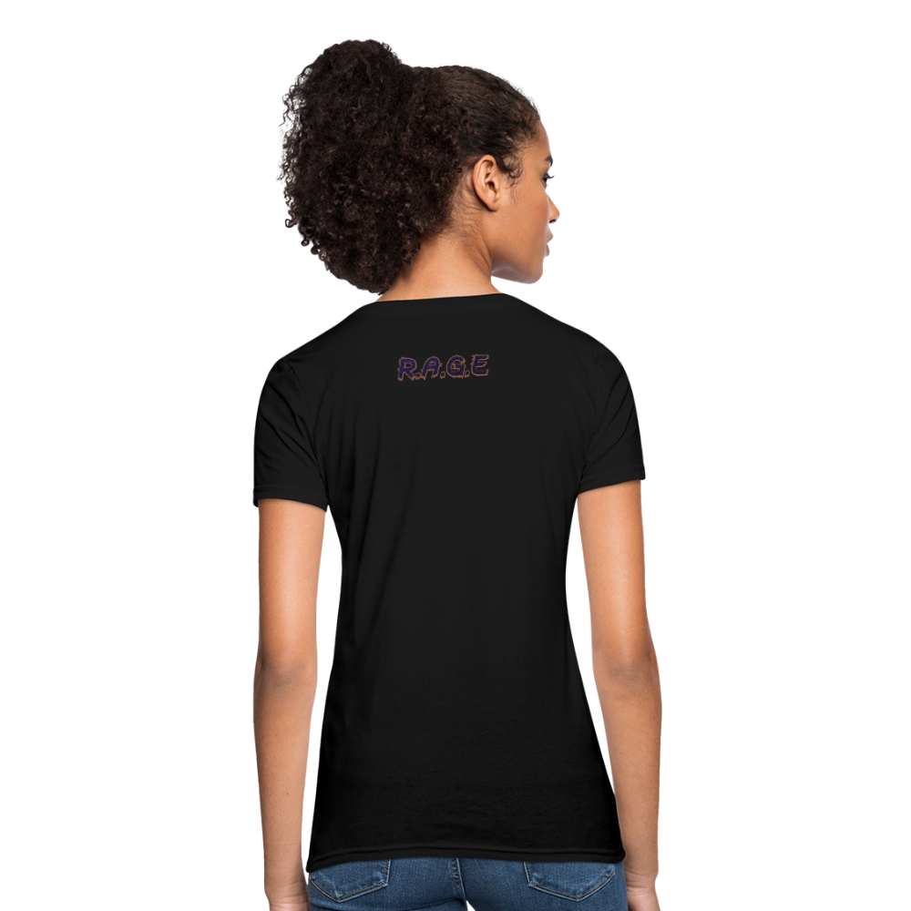 Women’s “Put Something Exciting Between Your Legs” T-Shirt - black