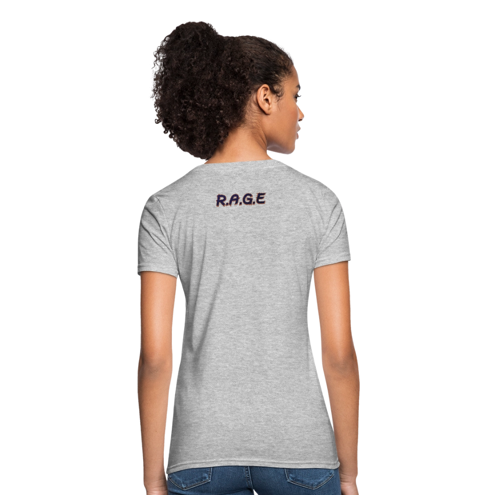 Women’s “Put Something Exciting Between Your Legs” T-Shirt - heather gray