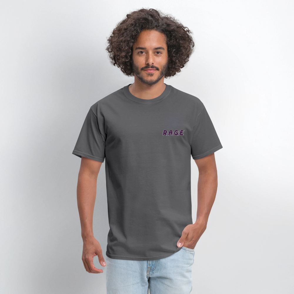 Hang On Tight! Passenger Instructions T-Shirt - charcoal