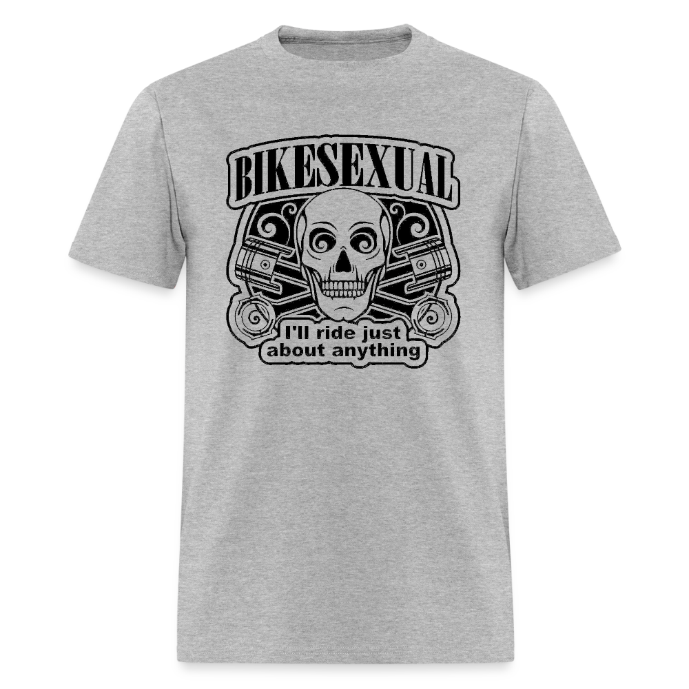 Bike Sexual T Shirt - heather gray