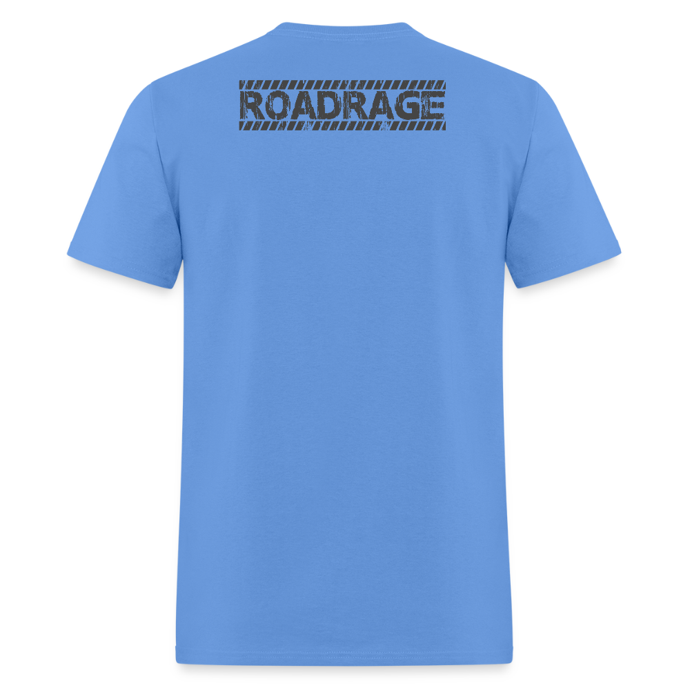 Bikers Don’t Go Grey, They Go Chrome – Men’s T-Shirt by RoadRage - carolina blue