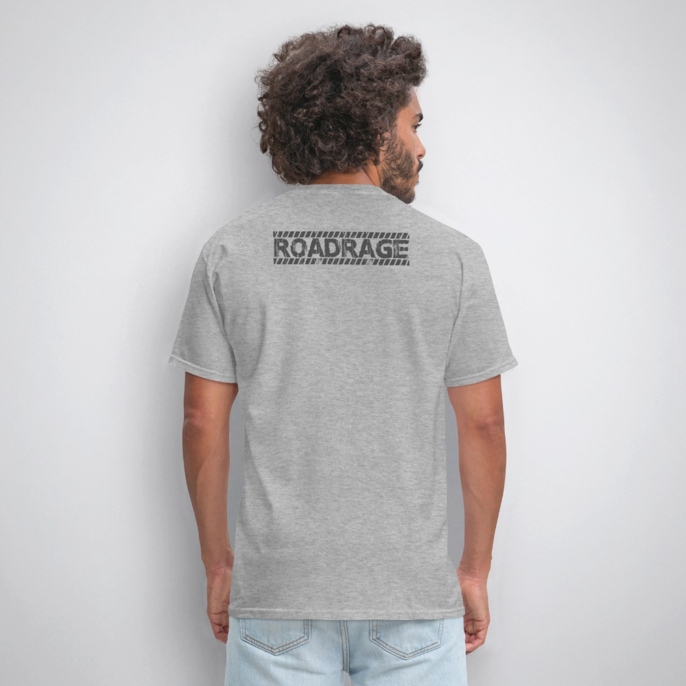 Bikers Don’t Go Grey, They Go Chrome – Men’s T-Shirt by RoadRage - heather gray