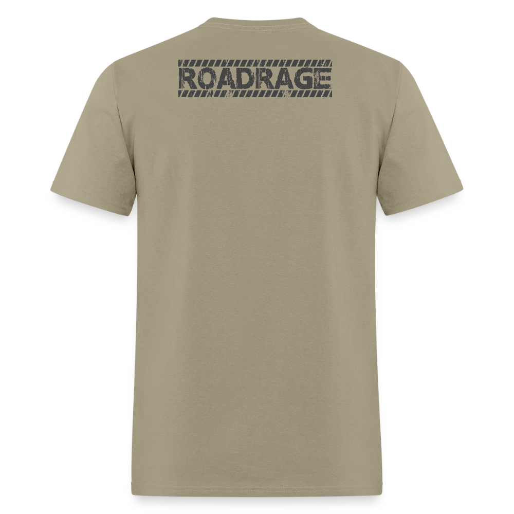 Bikers Don’t Go Grey, They Go Chrome – Men’s T-Shirt by RoadRage - khaki