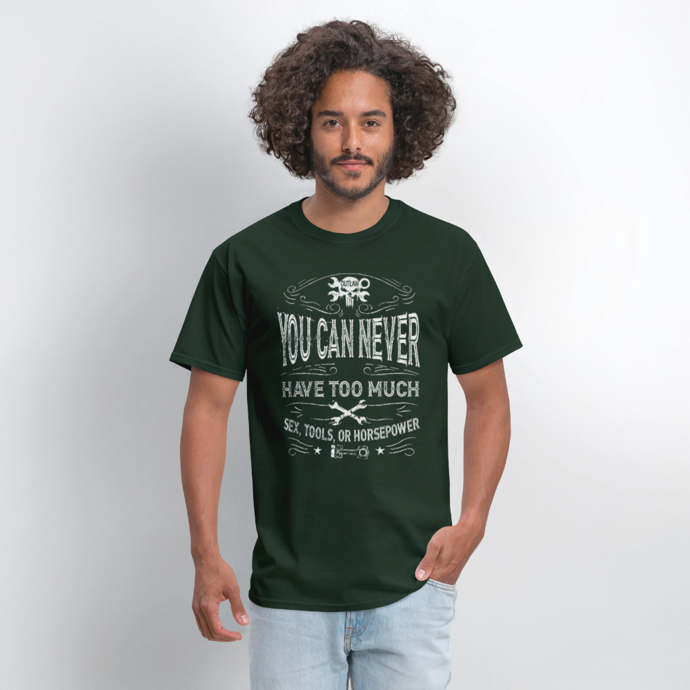 Sex, Tools & Horsepower T-Shirt - forest green