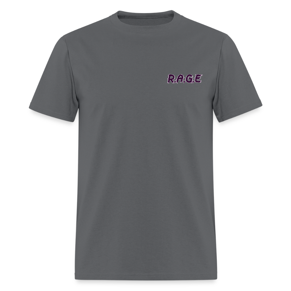 Hang On Tight! Passenger Instructions T-Shirt - charcoal