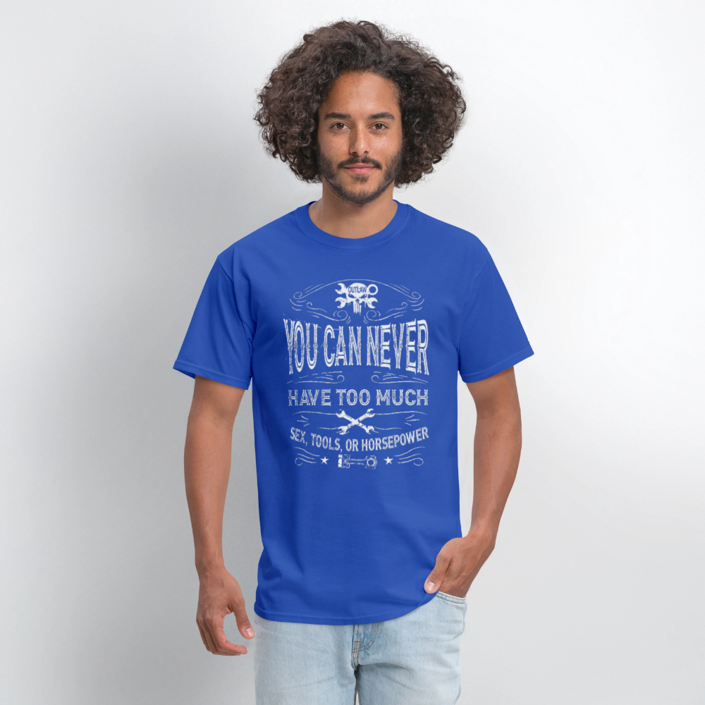 Sex, Tools & Horsepower T-Shirt - royal blue