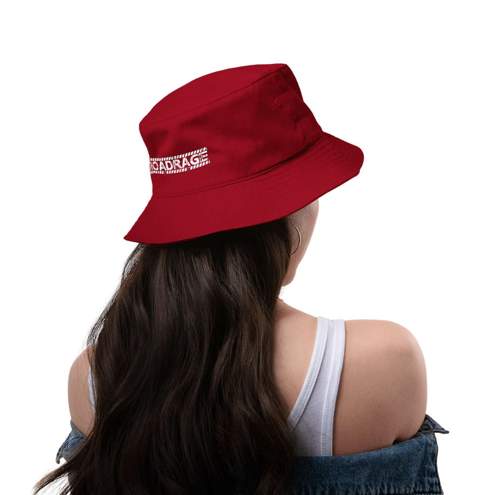 Red Biker Chick Roadrage Bucket Hat - red