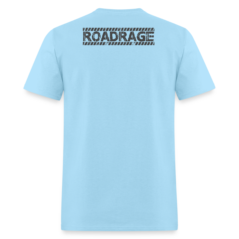 Bikers Don’t Go Grey, They Go Chrome – Men’s T-Shirt by RoadRage - powder blue