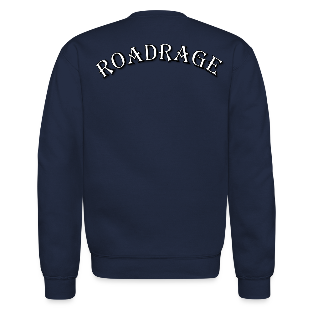 RoadRage “Wheel of Rides” Crewneck Sweatshirt - navy