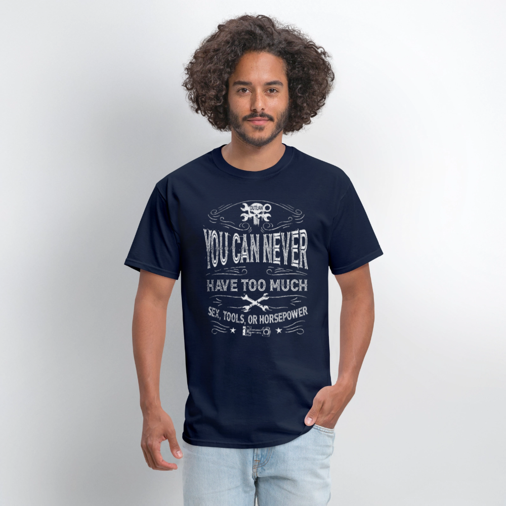 Sex, Tools & Horsepower T-Shirt - navy