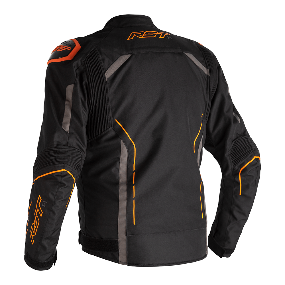 RST S-1 CE TEXTILE JACKET [BLACK/NEON ORANGE]