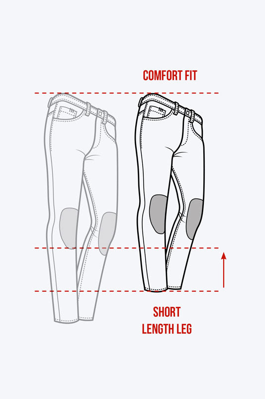 PMJ shorter leg jeans