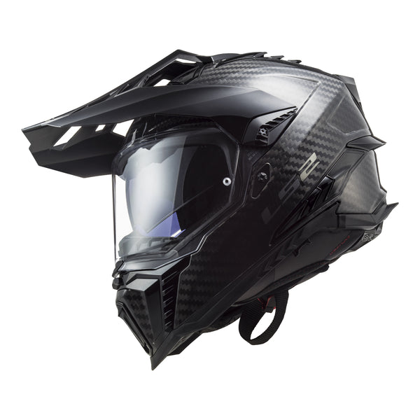 LS2 MX701 Explorer Carbon Solid - Gloss Carbon