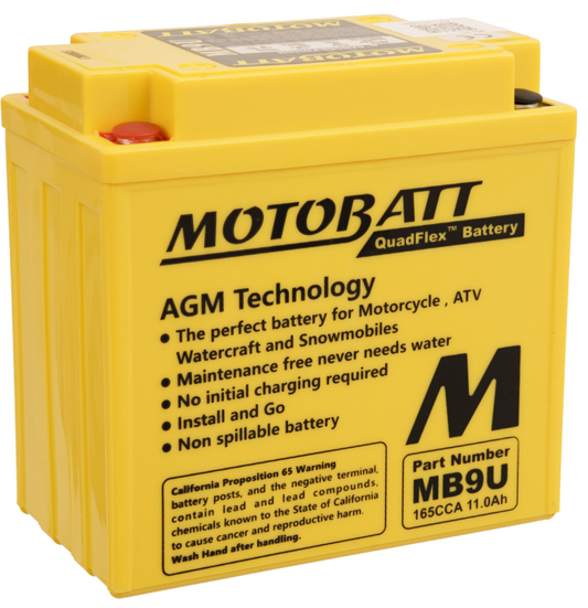 Motobatt Battery Quadflex AGM - MB9U