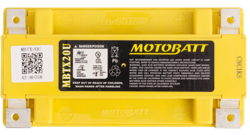 Motobatt Battery Quadflex AGM - MBTX20U