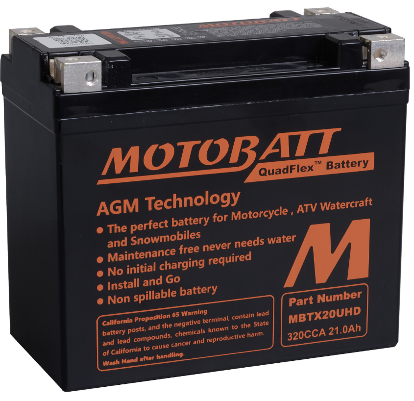 Motobatt Battery Quadflex AGM - MBTX20UHD